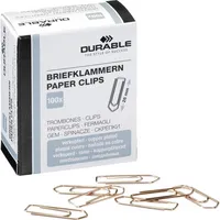 Durable Büroklammern 1204-24, 26mm, Metall verkupfert 4005546102009 Durable 1204 24 100 Stück