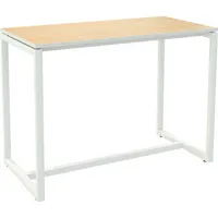easyDesk Stehtisch 110cm (H), 114x75cm (BxT), rechteckig, buche / weiß 3660141221282 easyDesk