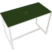 easyDesk Stehtisch 110cm (H), 114x75cm (BxT), rechteckig, grün / weiß 3660141222968 easyDesk