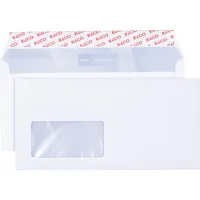 Elco Briefumschlag Office 74534.12, Din Lang+ (C6/5), mit Fenster, haftklebend, 80g, hochweiß 7610425348002 Elco 200 Stück