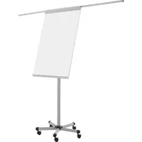 Bi-Office Flipchart Mobile, EA4806136, 70x100cm (BxH), weiß, mit Rollen, mit 2 Seitenarmen 5603750506133 Bi-Office