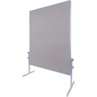 Bi-Office Moderationstafel MOD15031661, 120x150cm, Filz + Filz (beidseitig), pinnbar, grau + grau 5603750122081 Bi-Office