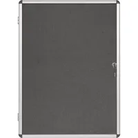 Bi-Office Schaukasten ENCLORE VT950103150, 16xA4 (A0), grau/grau, Filz, pinnbar 5603750525035 Bi-Office