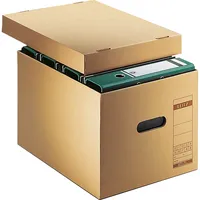 Leitz Archivcontainer Premium 6081-00-00, A4, braun, Wellpappe (RC) 4002432312375 Leitz