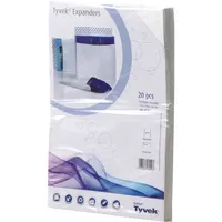 Bong Faltentaschen Tyvek 00067180, C4, ohne Fenster, haftklebend, 38mm-Falte, reißfest, wasserfest, 55g, weiß 4026283530993 Bong 20 Stück