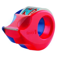 Tesa Klebebandabroller Mini-Abroller 57858-00000-03, für Klebebänder bis 19mm x 10m, rot/blau 4042448855961 Tesa