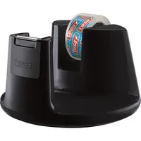 Tesa Klebebandabroller compact 53827-00000-02, für Klebebänder bis 19mm x 33m, schwarz 4042448230287 Tesa