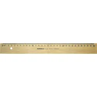 Rumold Holz-Lineal FL232/30 braun 30cm mit Tuschekante 4012108060707 Rumold