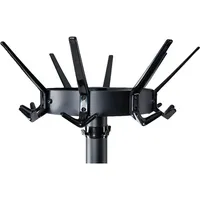 Maul Garderobenständer MAULcaligo 94080, mit 32 Haken, mit Schirmständer, Metall, schwarz 4002390074988 Maul