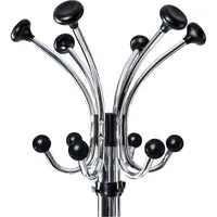 Maul Garderobenständer MAULnebula 94077, mit 20 Haken, mit Schirmständer, Metall, silber 4002390074995 Maul