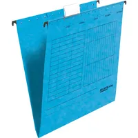 25 x Falken Hängemappe UniReg Kraftkarton 230g/qm seitlich offen blau
