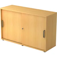 Hammerbacher Schiebetürenschrank V1752/V1753 V1752S/6/6/SG, abschließbar, 2 OH, buche, 120x74,8x40cm (BxHxT) 4032062131282 Hammerbacher 2 Stück