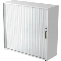Hammerbacher Rollladenschrank Haziender V1733S/W/S/SG, abschließbar, 3 OH, weiß/silber, 120x110x40cm (BxHxT) 4032062151693 Hammerbacher