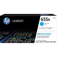 HP Toner CF451A (655A), cyan, ca. 10500 Seiten 0889894325426 HP
