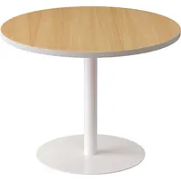 meet powered by PAPERFLOW Beistelltisch rund Spanplatte buche 80,0 x 80,0 x 60,0 cm, 1 St.