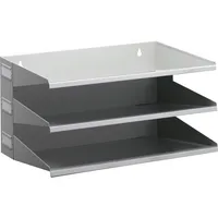 Durable Postsortieranlage Sortierreck 3 Fächer 360x205x250mm grau