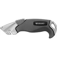 Westcott Sicherheitsmesser ALUMINIUM ALLOY, 18mm Trapezklinge, automatischer Klingenrückzug 4027521512641 Westcott