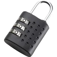 JSA Zahlenschloss 70553 schwarz mit Zahlenschloss ABS Kunststoff/Metall 4021068705535 JSA