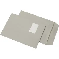 MailMedia Versandtaschen 30006881, C5, mit Fenster, selbstklebend, 80g, grau 4003928359416 MailMedia 500 Stück