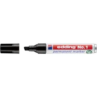 Edding Permanentmarker No.1, 1-001, Stück, schwarz, 1-5mm Keilspitze 4004764000517 Edding