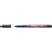 Edding Fineliner 1800 profipen schwarz 0,5 mm  4004764044351 Edding