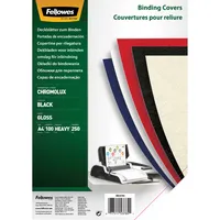 Fellowes Umschlagkarton Chromolux 5378504 A4 Karton 250 g/m² schwarz/weiß hochglänzend 0077511537851 Fellowes 100 Stück