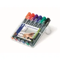 STAEDTLER Permanentmarker Lumocolor 350 6 St./Pack.
