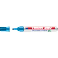 Edding Permanentmarker 3000 hellblau 1,5-3mm Rundspitze 4004764008056 Edding