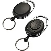 Durable Schlüsselring Jojo Style LED schwarz m.Metallclip 4005546807461 Durable 8198 01