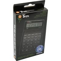 Twen Taschenrechner ECO 10 10-stellig Solar schwarz