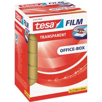 tesa® Klebefilm tesafilm® transparent Office-Box 25 mm x 66 m (B x L) 6 St./Pack.