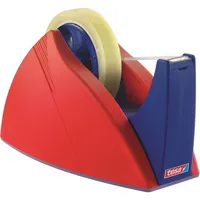 Tesa Klebebandabroller Easy Cut 57422-00000-03, für Klebebänder bis 25mm x 66m, rot/blau 4042448361899 Tesa