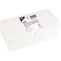 Papstar Serviette 82554 25x25cm 1/4 Falz 2-lagig weiß 4002911825549 Papstar 250 Stück