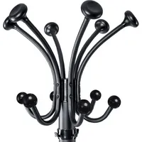 Maul Garderobenständer MAULnubis 94070, mit 20 Haken, mit Schirmständer, Metall, schwarz 4002390075008 Maul