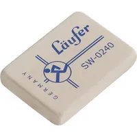 Laeufer Radierer f. Blei-/Farbstifte weiß 40x28x7,5mm Kautsch. 4006677002404 Laeufer