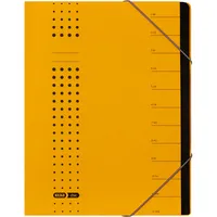 Elba Ordnungsmappe chic 400001991, 1-12 / AB-XYZ, gelb, A4, 12 Fächer 4002030421059 Elba