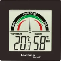 Technoline Thermometer WS 9415 8,8 x 8,8 x 1,4 cm (B x H x T) digital Batterie AAA/Micro Wandbefestigung möglich 4029665094151 Technoline