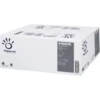 Papernet Falthandtücher Standard 416608, 24,5x23cm, 1-lagig, Zickzack (V-Falz), natur, Recyclingpapier 8024929566081 Papernet 5000 Blatt