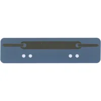 Q-connect Heftstreifen kurz Heftstreifen Q-Connect kurz 4012000413, 3,4x15cm (BxL), Recyclingkarton mit Metalldeckleiste, blau 40189244010 25 Stück