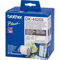 Brother DK-44205 - Wiederablösbare Klebeetiketten - weiß - Rolle (6,2 cm x 30,5 m) - 1 Rolle(n) - für QL 1050, 1060, 500