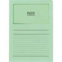 Elco Sichtmappen Ordo classico 29489.61, A4 grün Recyclingpapier 120g 7610425980509 Elco 100 Stück