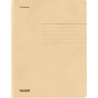 Falken Jurismappe 80001449, A4 beige Karton 320g, mit 3 Einschlagklappen 4014481511418 Falken