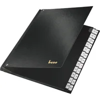 Bene Pultordner 75116SW, A-Z, schwarz, A4, 24 Fächer 9003267790807 Bene