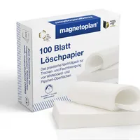 Magnetoplan Löschpapier f. Ferroscript 100 Bl 4013695002798 Magnetoplan 100 Stück