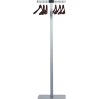 Unilux Garderobenständer SPIRIT grau mit 6 Holzbügeln 50 x 175cm 3595560007196 Unilux