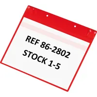 Tarifold Kennzeichnungstasche Neodym 170113 A4 rot 3377991701139 Tarifold 5 Stück