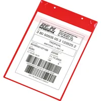 Tarifold Kennzeichnungstasche Neodym 170103 A4 rot 3377991701030 Tarifold 5 Stück