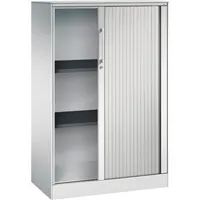 CP-Möbel Rollladenschrank Asisto 143033000S10053, abschließbar, 3 OH, lichtgrau, 80x131x43,5cm (BxHxT) 4060061312555 CP-Möbel