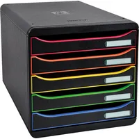 Exacompta Schubladenbox BIG-BOX plus Black Office