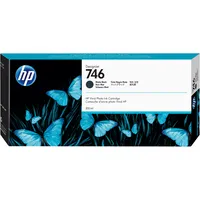 HP 746 (P2V83A) Original Tintenpatrone, Fototinte für DesignJet, Schwarz Matt